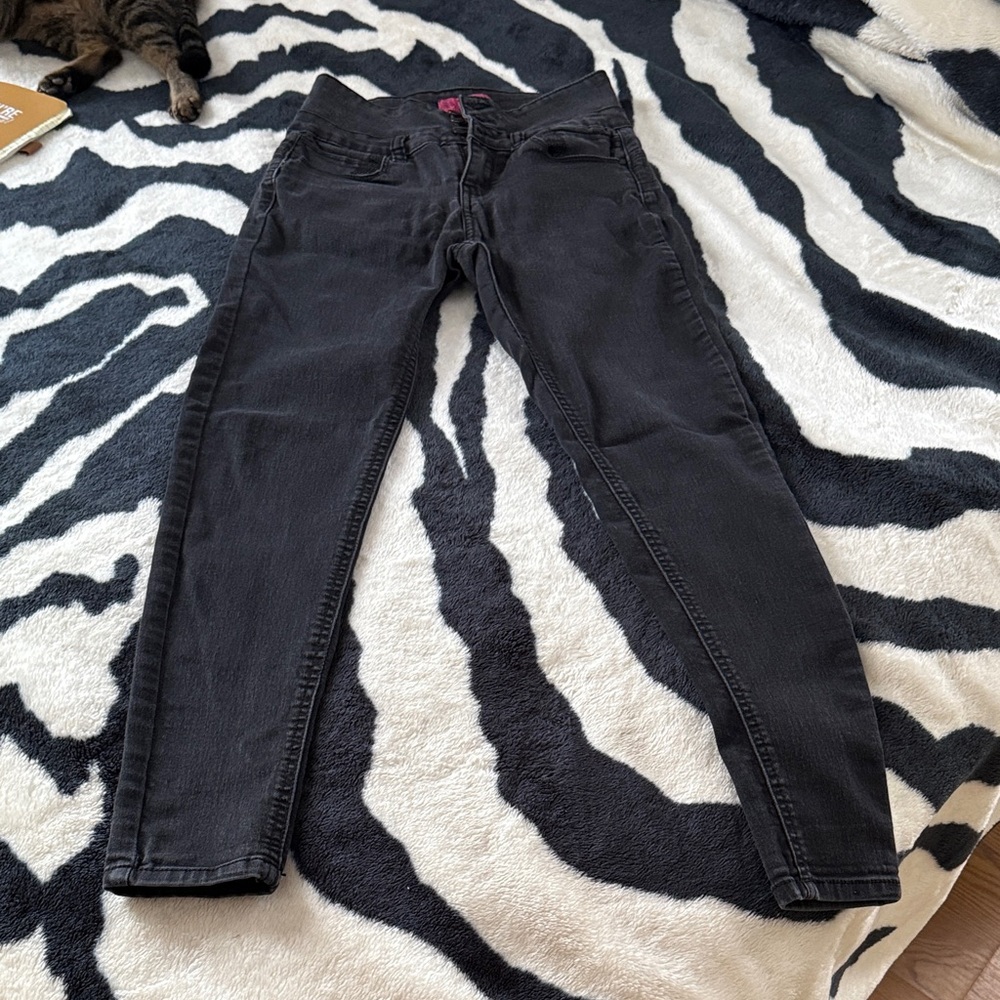 Wax Jean Black Skinny Jeans